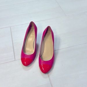 Kate spade heals. Pink and orange